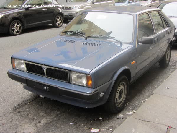 Vollständige Spezifikationen und technische Details 1982 Lancia Delta I (831, facelift 1982) 1500 1.5 (85 Hp) Automatic