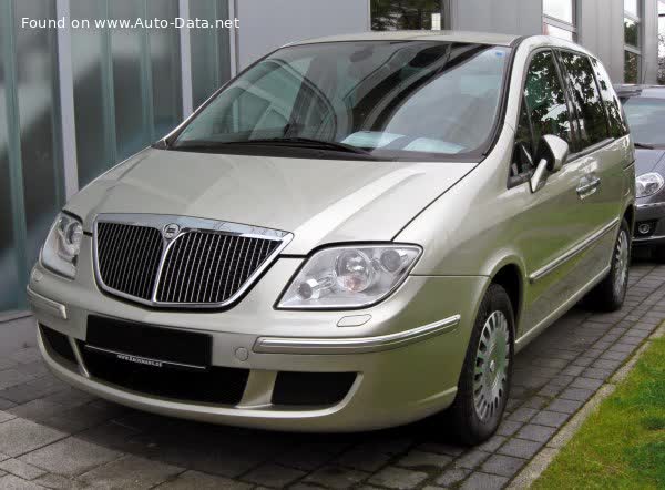 Full specifications and technical details 2002 Lancia Phedra 2.2 JTD (128 Hp)