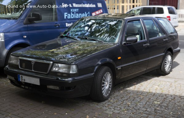 Full specifications and technical details 1989 Lancia Thema Station Wagon (834) 2000 Turbo 16V (177 Hp)