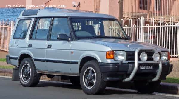 Full specifications and technical details 1995 Land Rover Discovery I 2.0i (111 Hp) 4WD Automatic