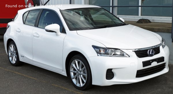 Full specifications and technical details 2011 Lexus CT I 200h (136 Hp) Hybrid e-CVT