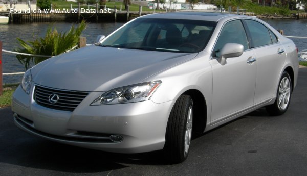 المواصفات والتفاصيل التقنية الكاملة 2006 Lexus ES V (XV40) 350 (275 Hp)