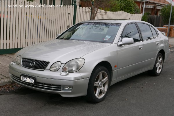 Full specifications and technical details 2000 Lexus GS II (facelift 2000) 430 V8 (300 Hp) Automatic