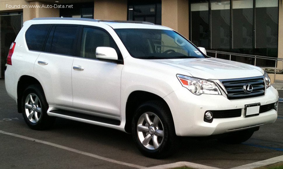 Full specifications and technical details 2009 Lexus GX (J150) 460 V8 (301 Hp) AWD Automatic