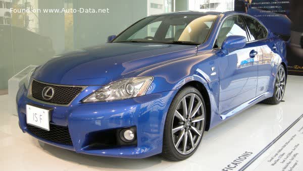 Spécifications complètes et détails techniques 2008 Lexus IS-F 5.0 V8 (423 Hp)