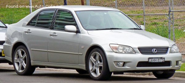 المواصفات والتفاصيل التقنية الكاملة 2001 Lexus IS I (XE10) 300 (214 Hp)