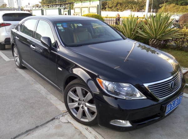 المواصفات والتفاصيل التقنية الكاملة 2007 Lexus LS IV Long 600h L V8 (445 Hp) Hybrid AWD e-CVT