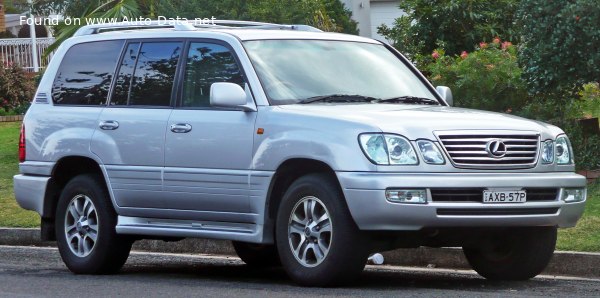 المواصفات والتفاصيل التقنية الكاملة 2005 Lexus LX II (facelift 2005) 470 V8 (275 Hp) AWD Automatic