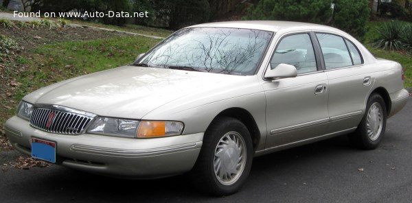 Full specifications and technical details 1995 Lincoln Continental IX 4.6 V8 32V (279 Hp)