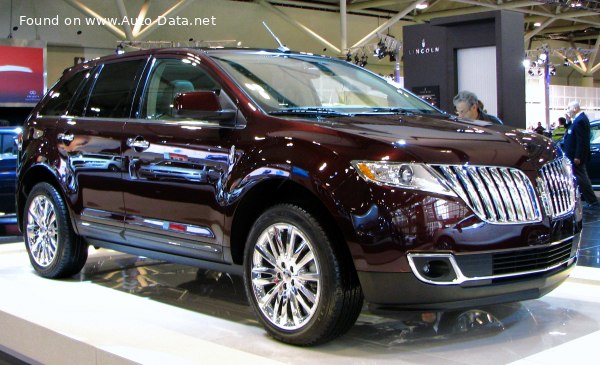 المواصفات والتفاصيل التقنية الكاملة 2011 Lincoln MKX I (facelift 2011) 3.7 V6 24V (305 Hp) Automatic