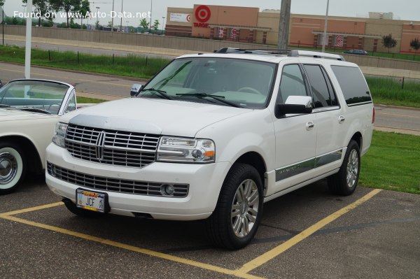 المواصفات والتفاصيل التقنية الكاملة 2006 Lincoln Navigator III LWB 5.4i V8 (300 Hp) 4x4 Automatic