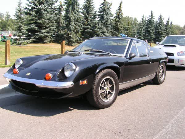 Full specifications and technical details 1970 Lotus Europa 1.6 (106 Hp)