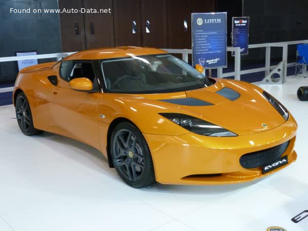 Full specifications and technical details 2009 Lotus Evora 3.5 V6 (280 Hp)