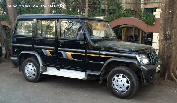 Full specifications and technical details 2001 Mahindra Bolero (CJ7) 2.5 D (72 Hp) 4WD