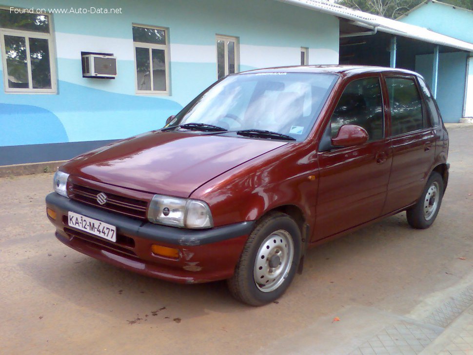 Full specifications and technical details 1999 Maruti ZEN (EF) 1.5 D (57 Hp)