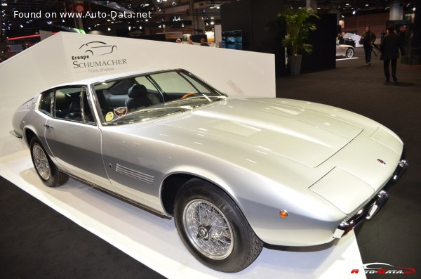 Full specifications and technical details 1969 Maserati Ghibli I (AM115) SS 5.0 V8 (335 Hp)