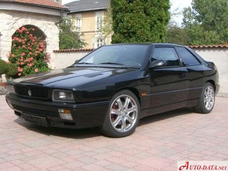 Full specifications and technical details 1992 Maserati Ghibli II 2.8 24V Biturbo (284 Hp)