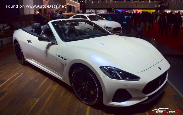 Full specifications and technical details 2018 Maserati GranCabrio I (facelift 2018) Sport 4.7 V8 (460 Hp) Automatic