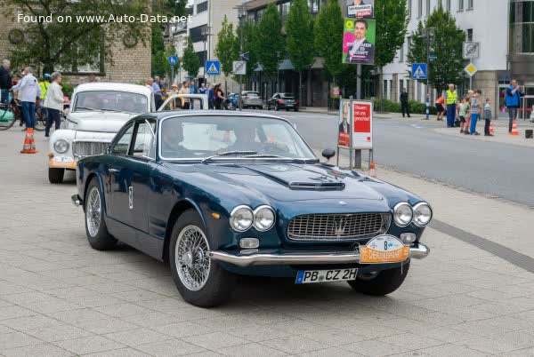 المواصفات والتفاصيل التقنية الكاملة 1962 Maserati Sebring Series I (Tipo AM 101/S) 3.5 (235 Hp)