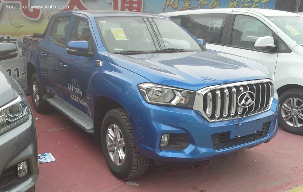 Full specifications and technical details 2016 Maxus T60 Dual Cab 2.4 (143 Hp) 4WD Automatic