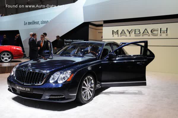 Spécifications complètes et détails techniques 2010 Maybach 57 S (W240, facelift 2010) 6.0 V12 (630 Hp) Automatic