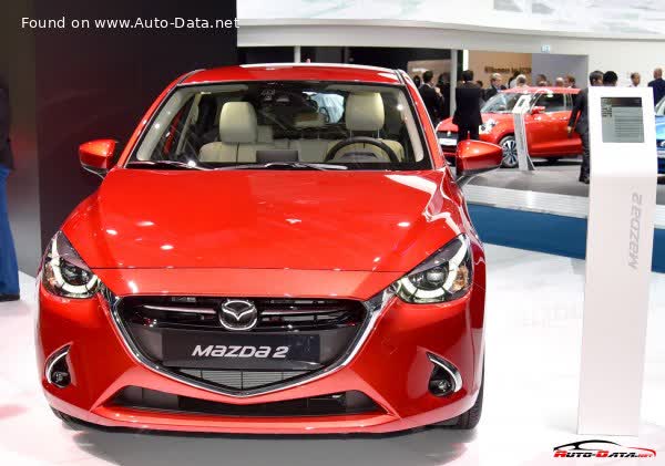 Vollständige Spezifikationen und technische Details 2014 Mazda 2 III (DJ) 1.5 SkyActiv-G (90 Hp) Automatic