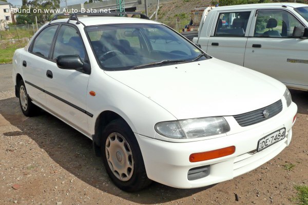 المواصفات والتفاصيل التقنية الكاملة 1994 Mazda 323 S V (BA) 1.3 i 16V (73 Hp)