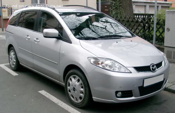 Full specifications and technical details 2005 Mazda 5 I 2.0 CD (110 Hp)