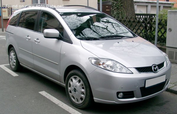 المواصفات والتفاصيل التقنية الكاملة 2005 Mazda 5 I 2.3 (157 Hp) Automatic