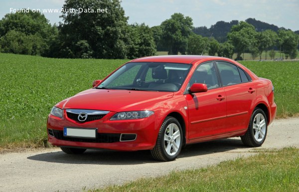 المواصفات والتفاصيل التقنية الكاملة 2005 Mazda 6 I Hatchback (Typ GG/GY/GG1 facelift 2005) 2.0 (147 Hp)