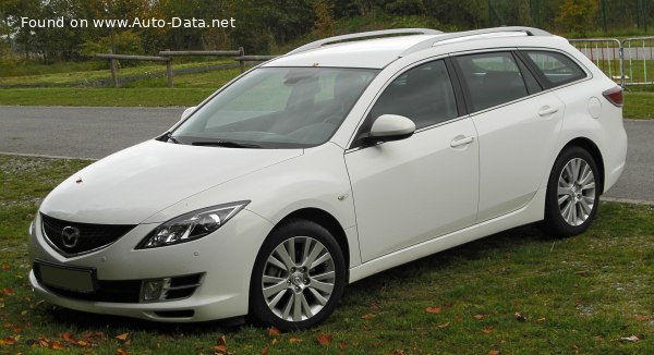 المواصفات والتفاصيل التقنية الكاملة 2007 Mazda 6 II Combi (GH) 2.2 CD (185 Hp)