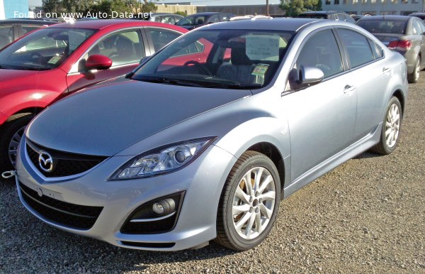 المواصفات والتفاصيل التقنية الكاملة 2010 Mazda 6 II Sedan (GH, facelift 2010) 2.0 (155 Hp) Activematic