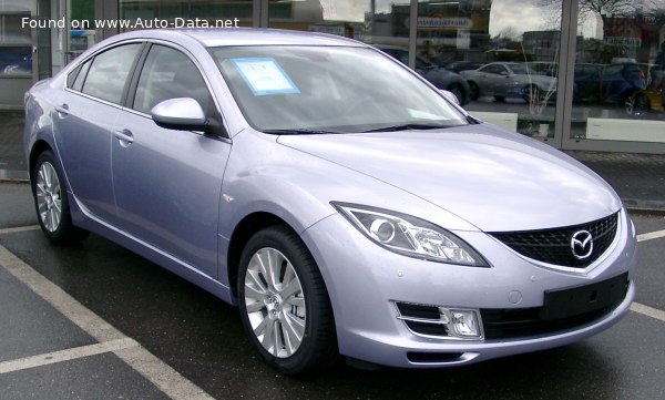 المواصفات والتفاصيل التقنية الكاملة 2007 Mazda 6 II Sedan (GH) 2.5 (170 Hp)