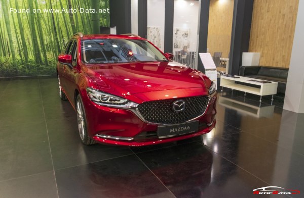 المواصفات والتفاصيل التقنية الكاملة 2018 Mazda 6 III Sport Combi (GJ, facelift 2018) 2.2 SKYACTIV-D (184 Hp) 4x4 SKYACTIV-Drive