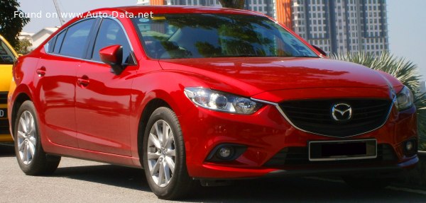 Full specifications and technical details 2012 Mazda 6 III Sedan (GJ) 2.5 SKYACTIV-G (192 Hp) i-ELOOP Automatic