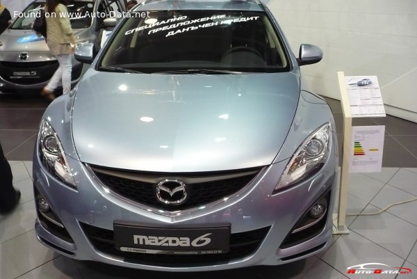 المواصفات والتفاصيل التقنية الكاملة 2010 Mazda 6 II Hatchback (GH, facelift 2010) 2.0i (155 Hp)