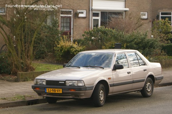 Full specifications and technical details 1982 Mazda 626 II (GC) 1.6 (80 Hp)