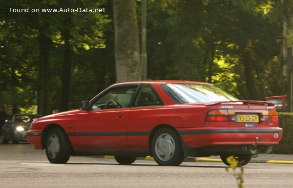 Full specifications and technical details 1987 Mazda 626 III Coupe (GD) 2.0 12V (107 Hp)