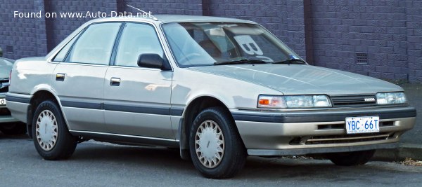 Full specifications and technical details 1987 Mazda 626 III (GD) 1.8 (88 Hp)