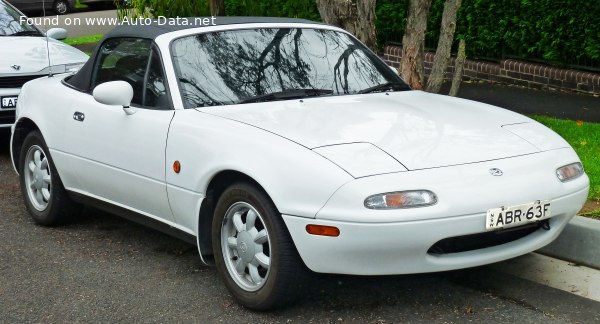 Full specifications and technical details 1995 Mazda MX-5 I (NA) 1.6 (90 Hp)