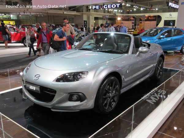 Full specifications and technical details 2012 Mazda MX-5 III (NC, facelift 2012) Hardtop 1.8 MZR (126 Hp)