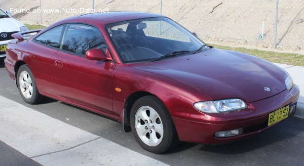 Full specifications and technical details 1992 Mazda Mx-6 (GE6) 2.0 i 16V (115 Hp)