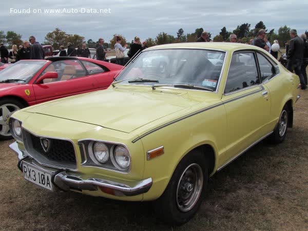 Vollständige Spezifikationen und technische Details 1971 Mazda RX-3 Coupe (S102A) 1.0 (110 Hp) Wankel