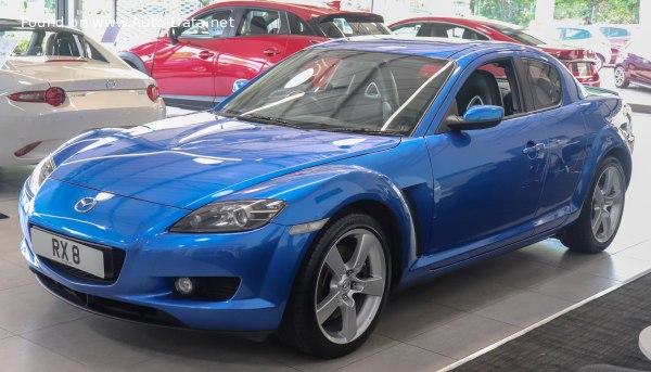 المواصفات والتفاصيل التقنية الكاملة 2005 Mazda RX-8 1.3 Wankel (215 Hp)