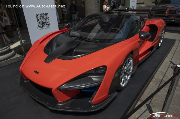 Full specifications and technical details 2018 McLaren Senna 4.0 V8 (800 Hp) Automatic