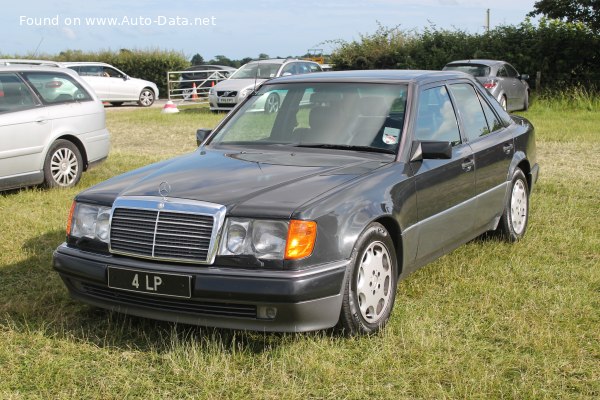 Vollständige Spezifikationen und technische Details 1989 Mercedes-Benz W124 (facelift 1989) 230 E (132 Hp)