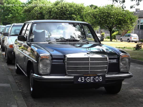 Spécifications complètes et détails techniques 1973 Mercedes-Benz /8 (W114, facelift 1973) 280 (160 Hp)