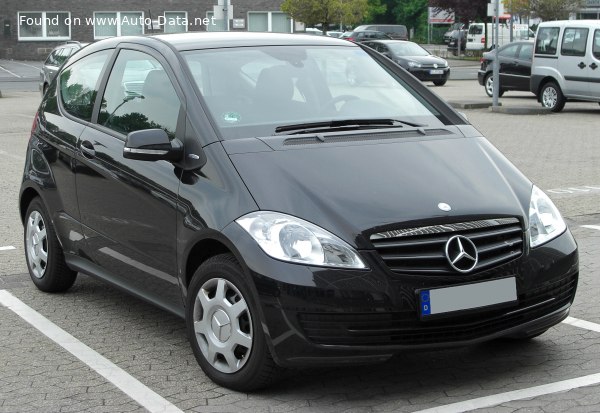 Full specifications and technical details 2008 Mercedes-Benz A-class (W169, facelift 2008) A 200 (136 Hp) Autotronic