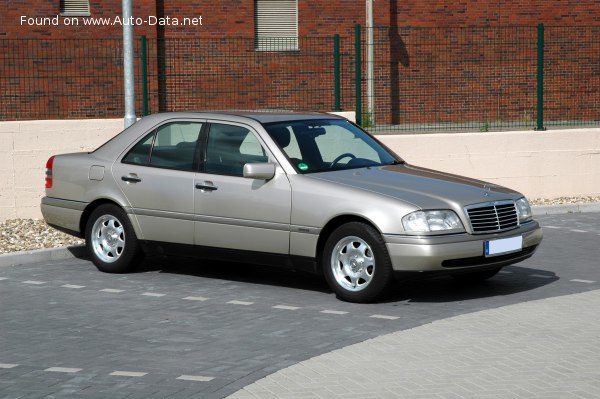 المواصفات والتفاصيل التقنية الكاملة 1996 Mercedes-Benz C-class (W202) C 200 Kompressor (192 Hp)