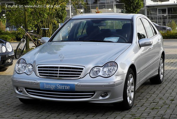 المواصفات والتفاصيل التقنية الكاملة 2004 Mercedes-Benz C-class (W203, facelift 2004) C 270 CDI (170 Hp) Automatic